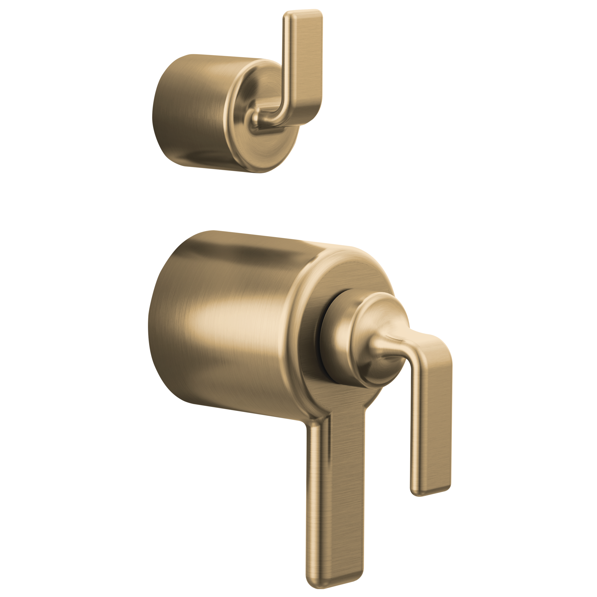 Brizo Allaria® TempAssure® Thermostatic Valve Trim with Integrated Diverter Trim Twist Lever Handle Kit