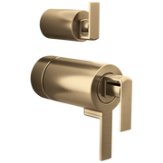 Brizo Frank Lloyd Wright® TempAssure® Thermostatic Valve with Integrated Diverter Trim Gap Lever Handle Kit