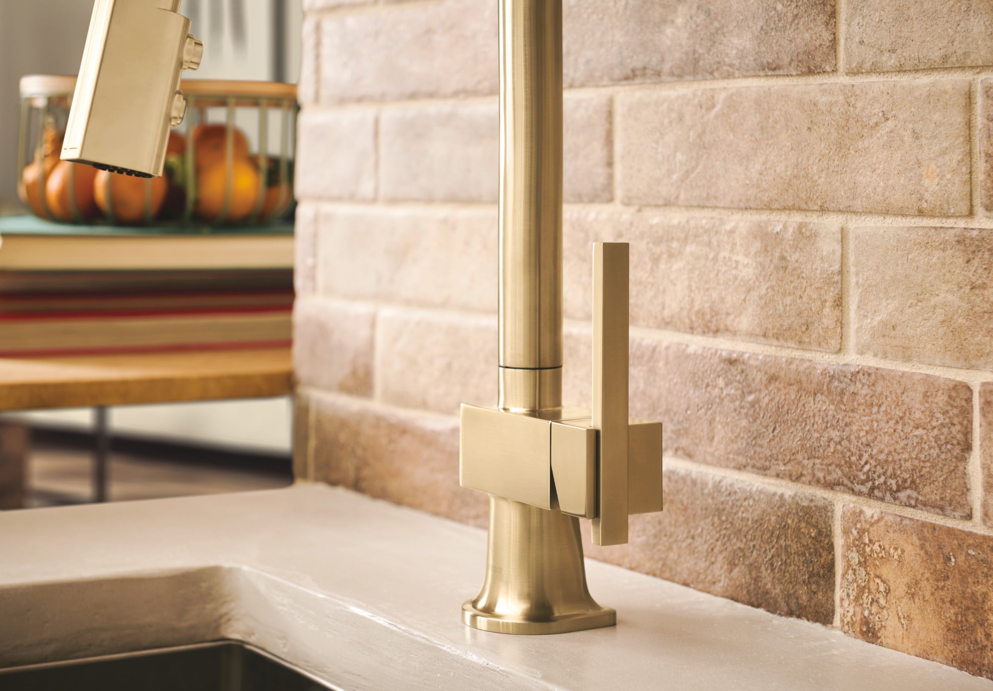 Brizo Frank Lloyd Wright® Pull-Down Kitchen Faucet Offset Lever Handle Kit?