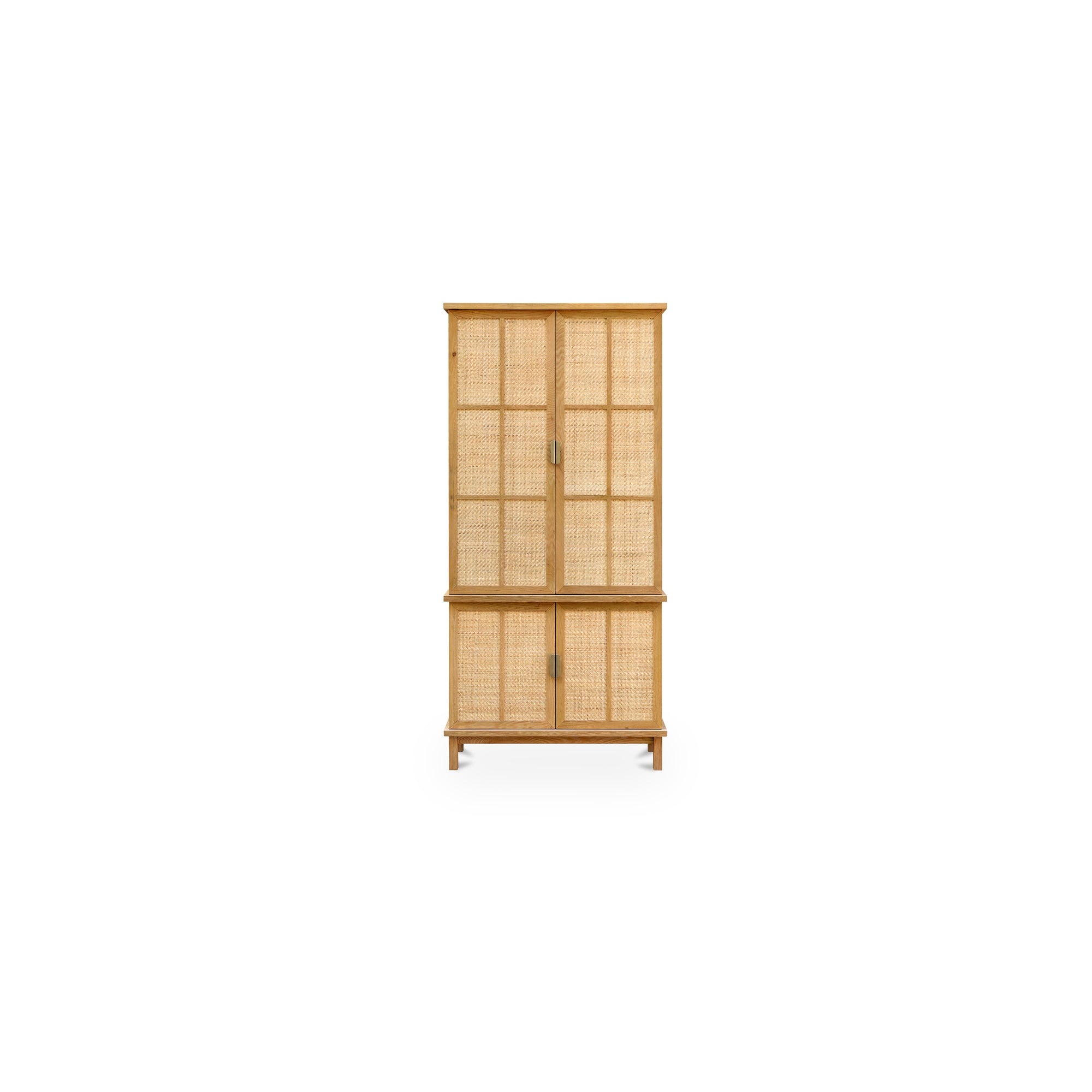 Moes Seymour Tall Cabinet Natural HN-1001-24-0