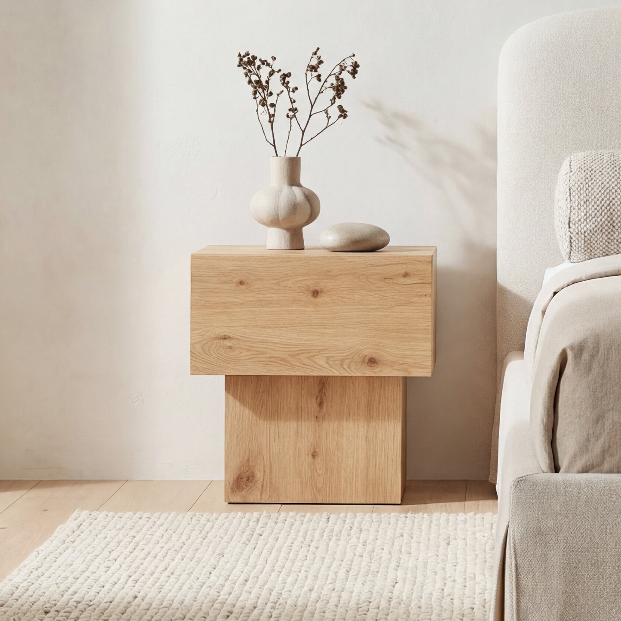 Moes Shawn Nightstand Natural HN-1003-24