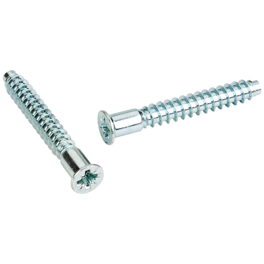 Hardware Resources 7 mm x 50 mm Zinc Finish Flat Head Pozi Confirmat Screw - Bag of 500