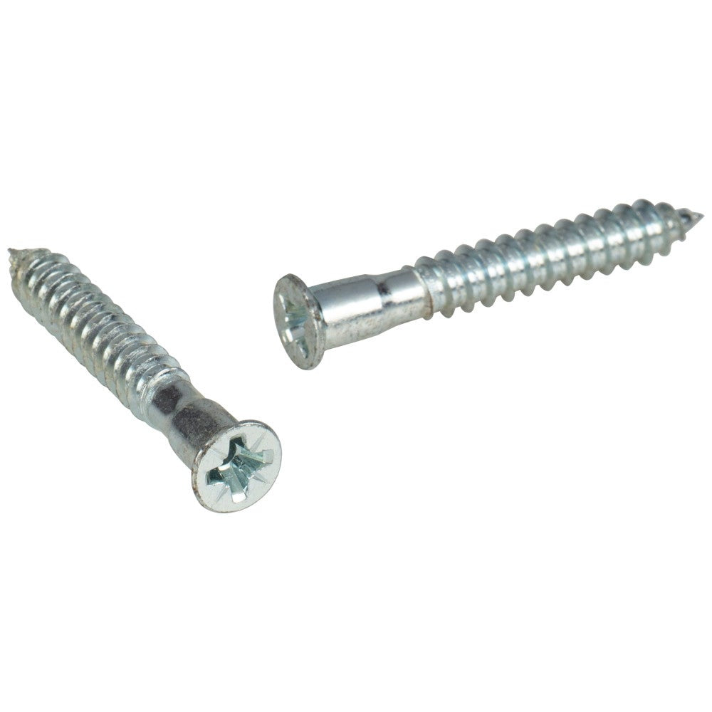 Hardware Resources 7 mm x 50 mm Zinc Finish Flat Head Pozi Confirmat Screw with Point - Bag of 500