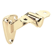 Hardware Resources 1-7/16" x 2-1/2" Heavy Duty Handrail Bracket with 3-3/8" Projection - Polished Brass