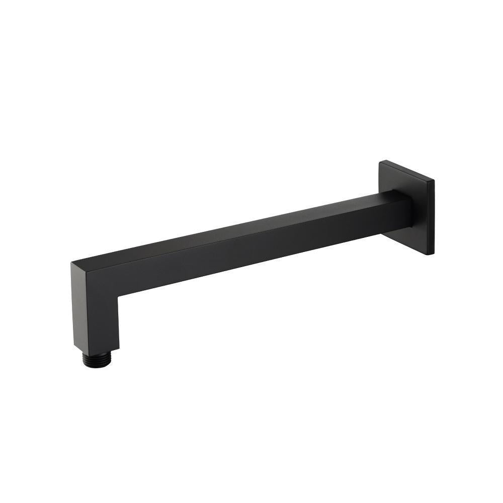 Flusso HS1001SA Wall Mount Square Shower Arm - 12" (300mm) - With Flange