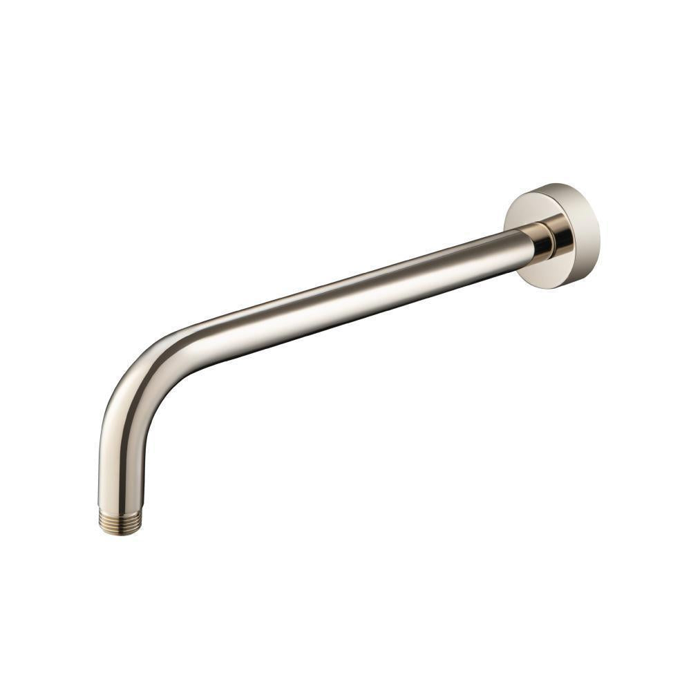 Flusso HS1002SA Wall Mount Round Shower Arm - 12" (300mm) - With Flange