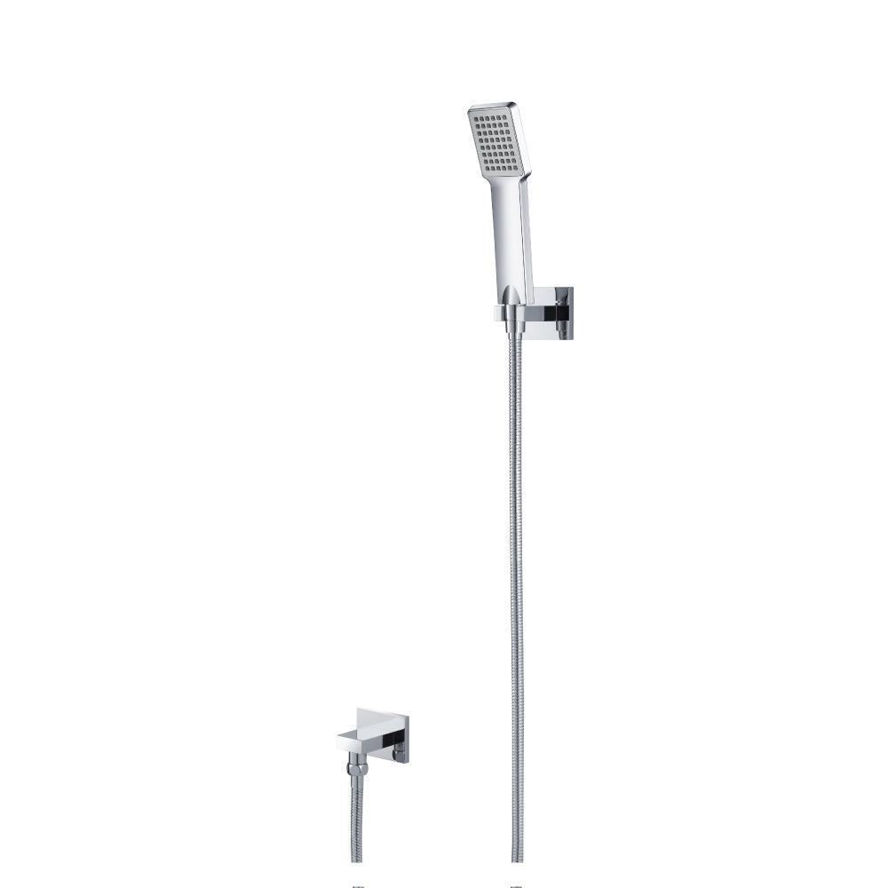Flusso HS1005 Hand Shower Set With Wall Elbow, Holder and Hose