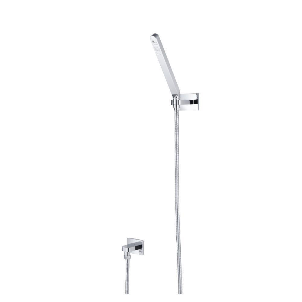 Flusso HS1008 Hand Shower Set With Wall Elbow, Holder and Hose