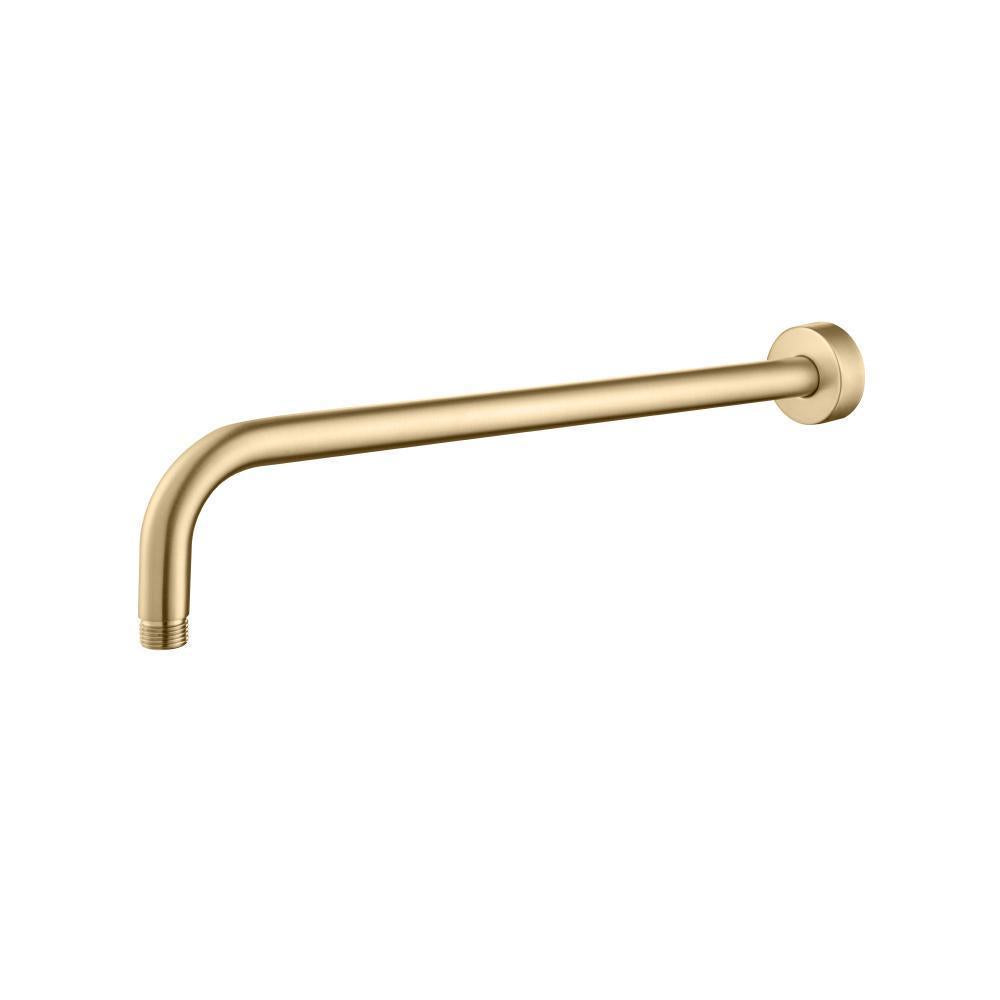 Flusso HS1012SA Wall Mount Round Shower Arm - 16" (400mm) - With Flange