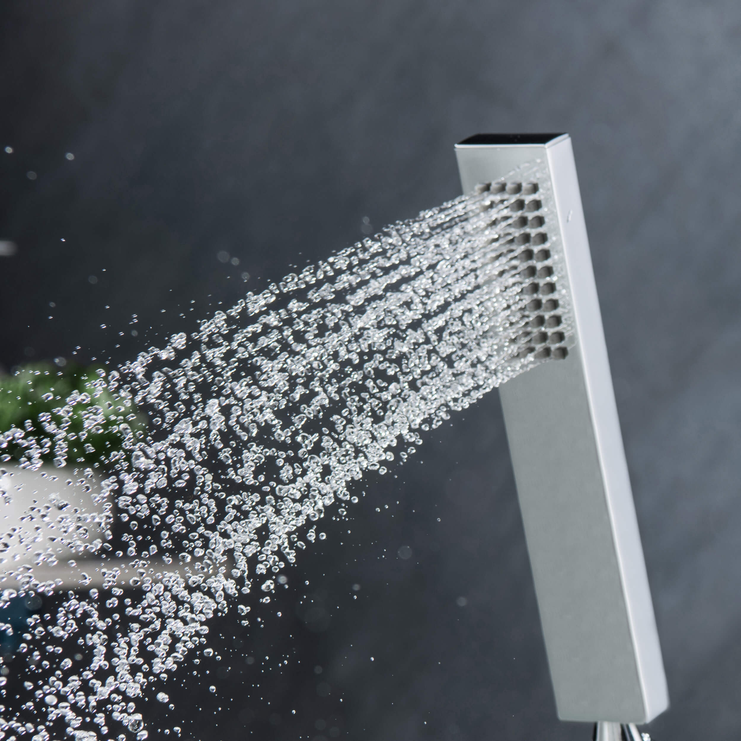 Quadro Metal Handheld Shower Head