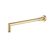 Flusso HS1040 Wall Mount Round Shower Arm - 16" (400mm) - With Flange