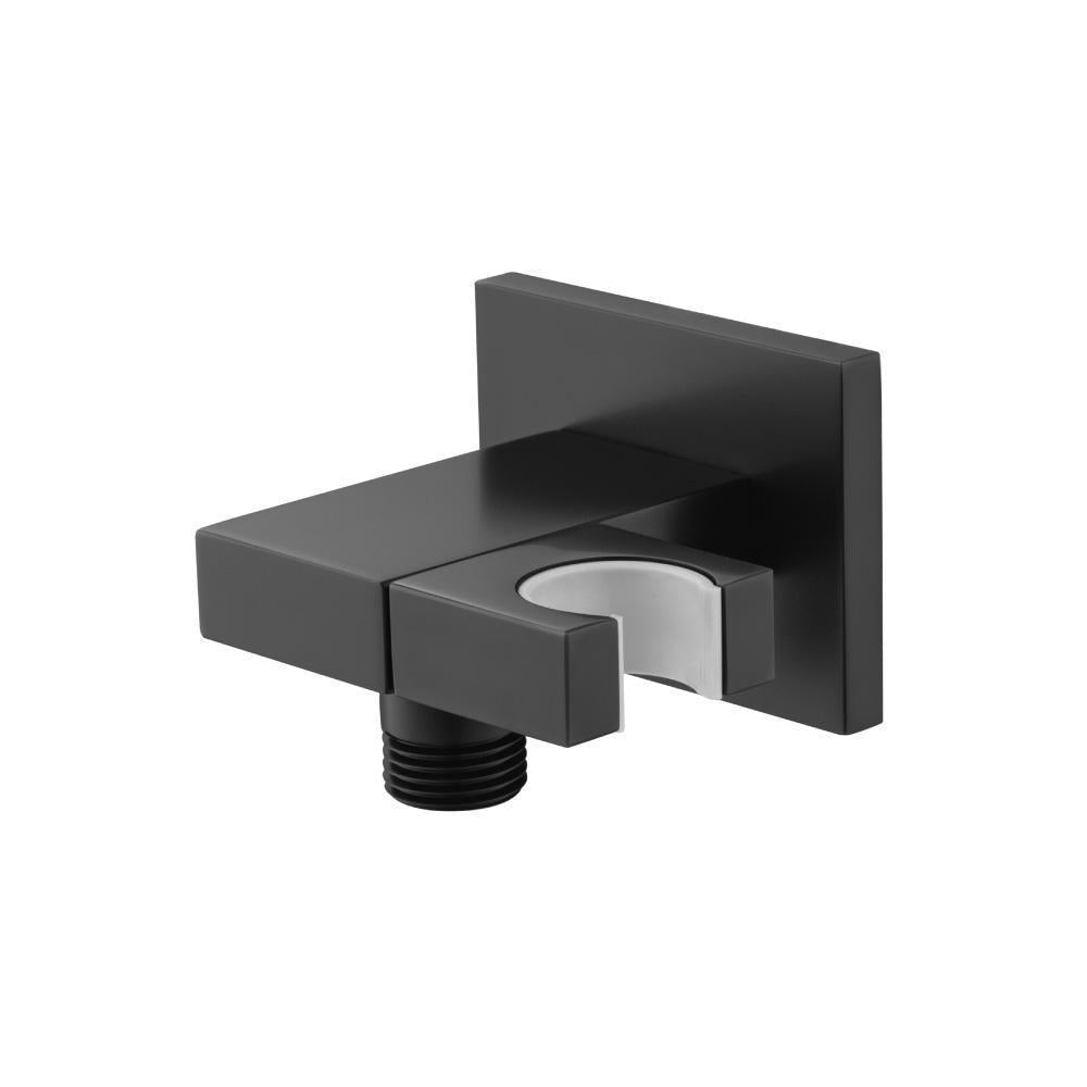 Flusso HS8004 Wall Elbow With Holder Combo - Adjustable Angle