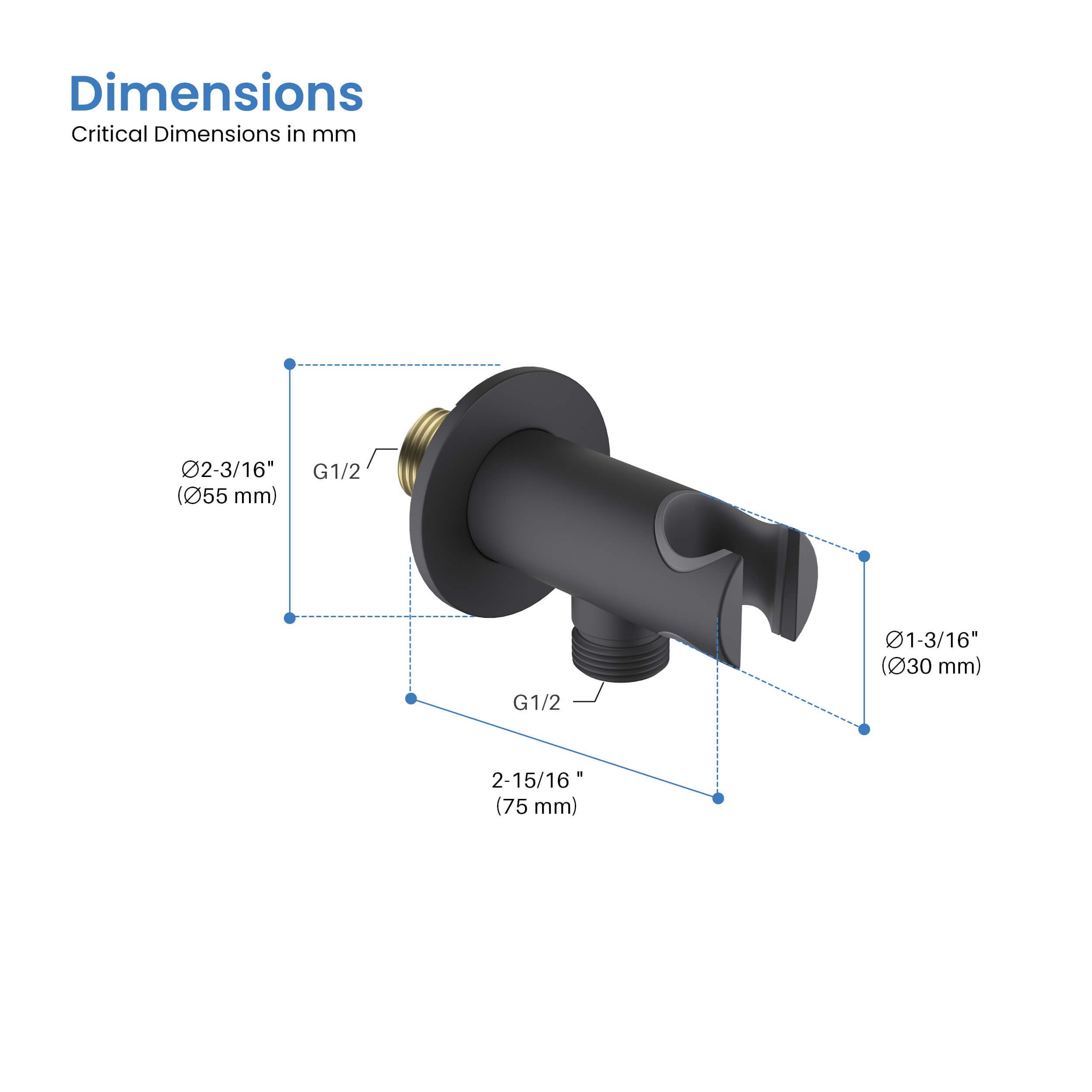 Halo Wall Mounted Handshower Holder