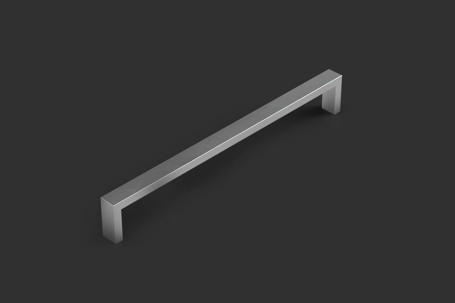 Single Bar, square, 304 stainless steel with a Brushed Stainless finish, 14 Watts/120V per bar Heated Towel Rail