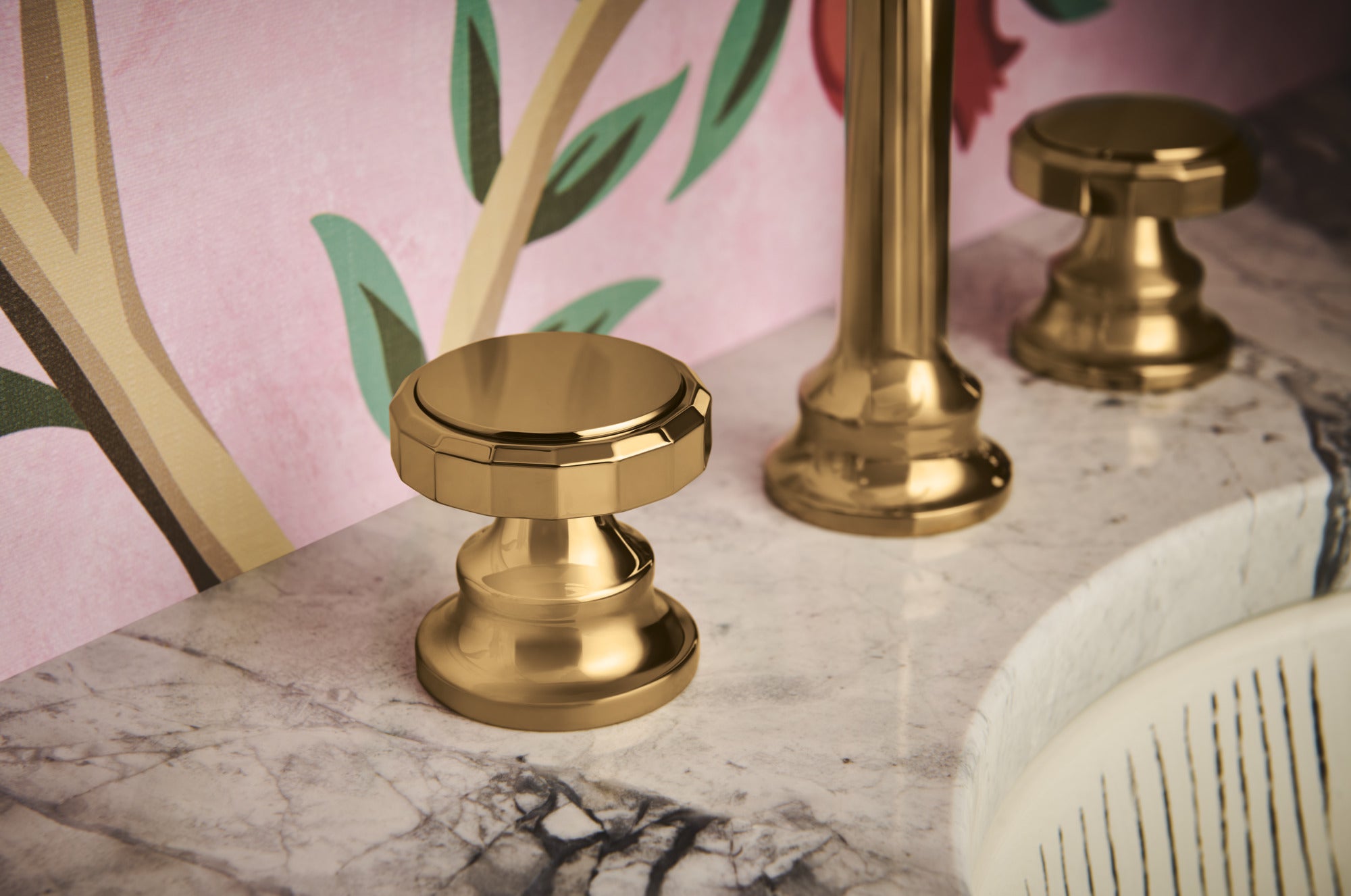 Brizo Beauclere™ Widespread Lavatory Wheel Handle Kit