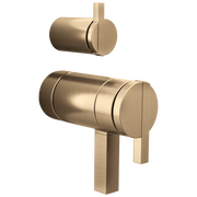 Brizo Frank Lloyd Wright® TempAssure® Thermostatic Valve with Integrated Diverter Trim Lunar Handle Kit