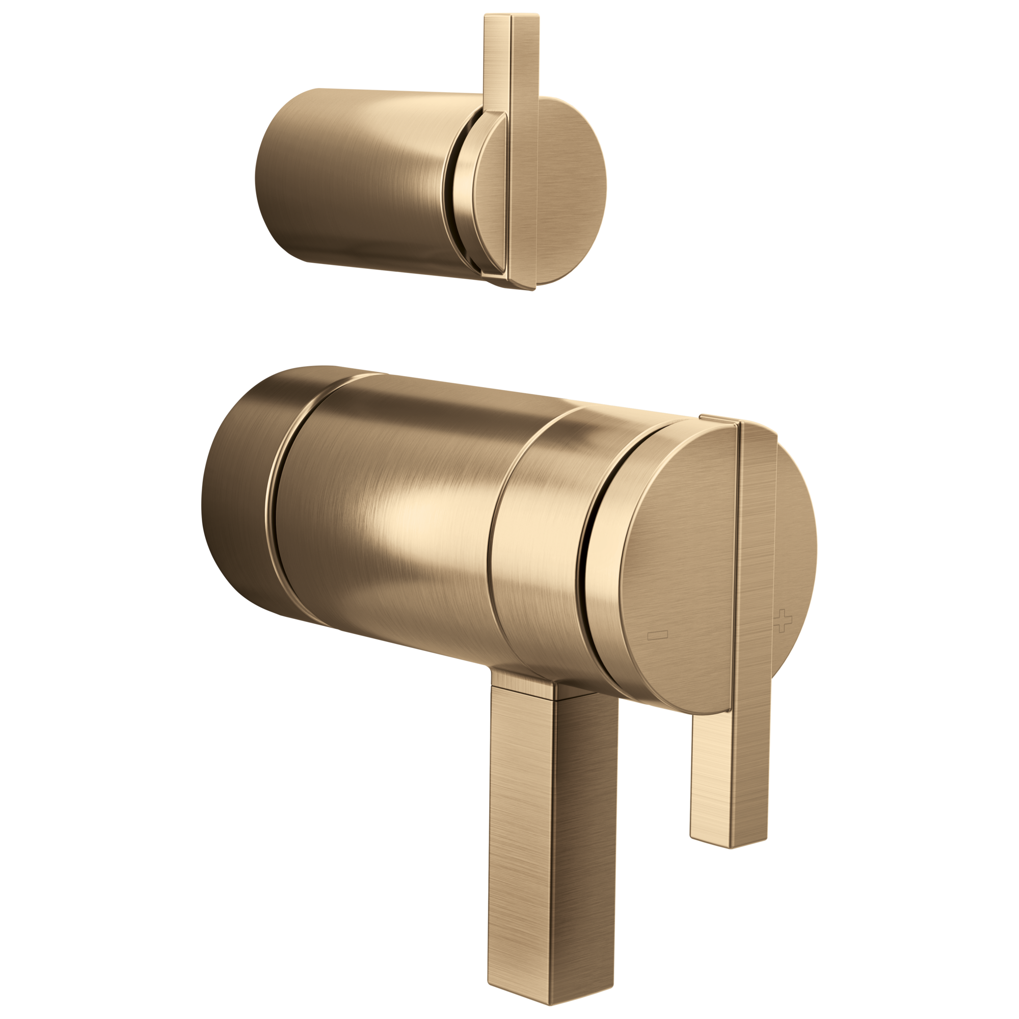 Brizo Frank Lloyd Wright® TempAssure® Thermostatic Valve with Integrated Diverter Trim Lunar Handle Kit