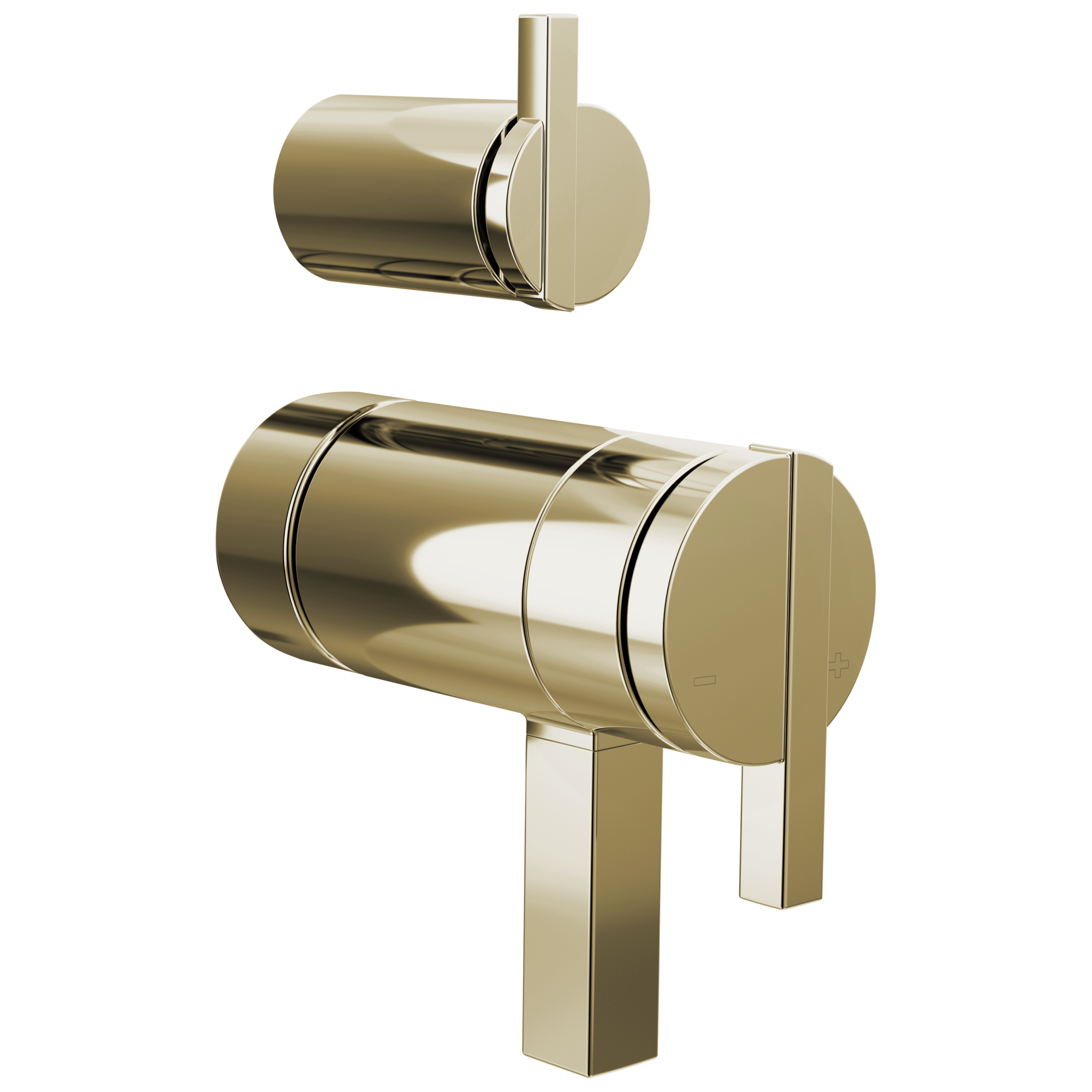 Brizo Frank Lloyd Wright® TempAssure® Thermostatic Valve with Integrated Diverter Trim Lunar Handle Kit
