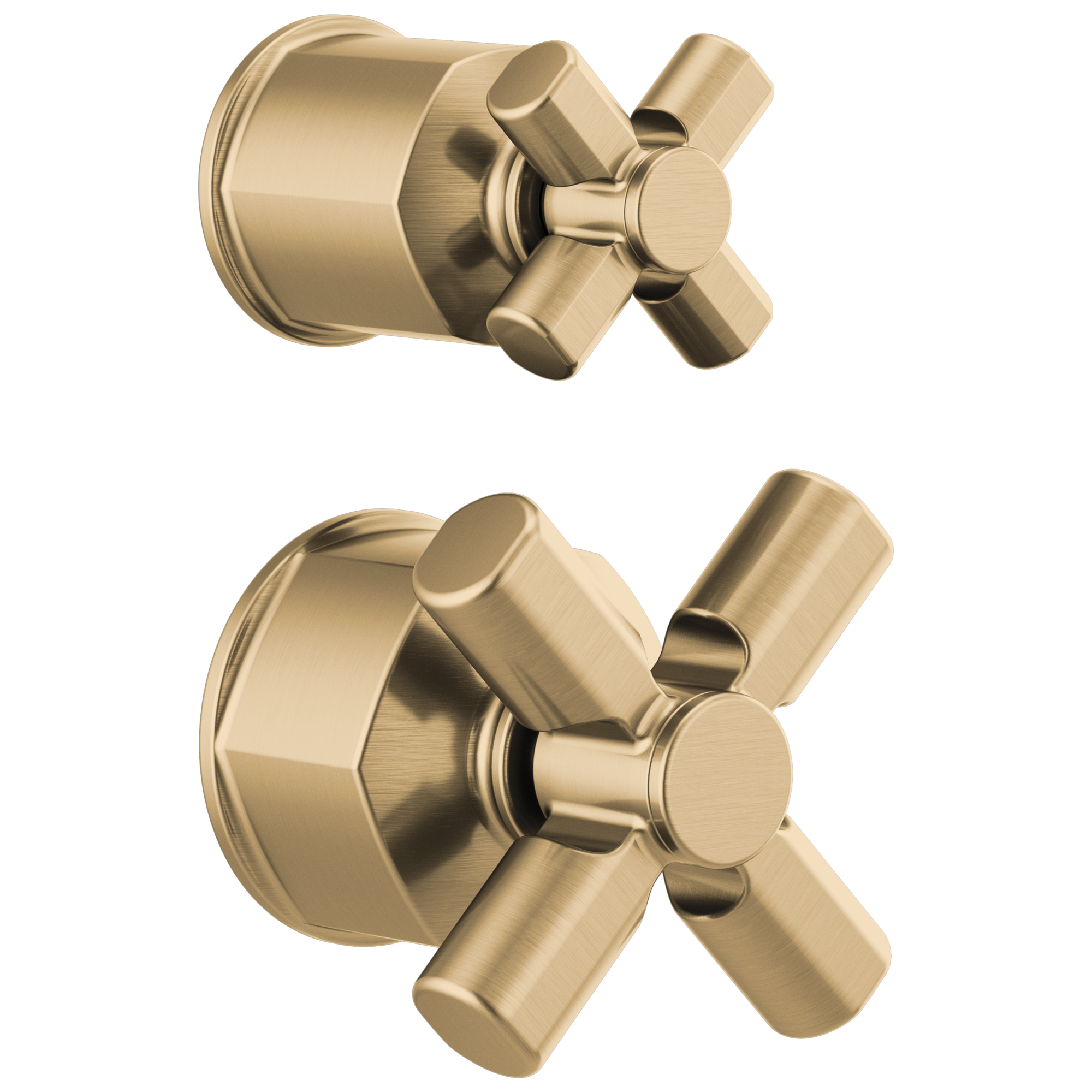 Brizo Invari® Pressure Balance Valve with Integrated Diverter Trim Cross Handle Kit