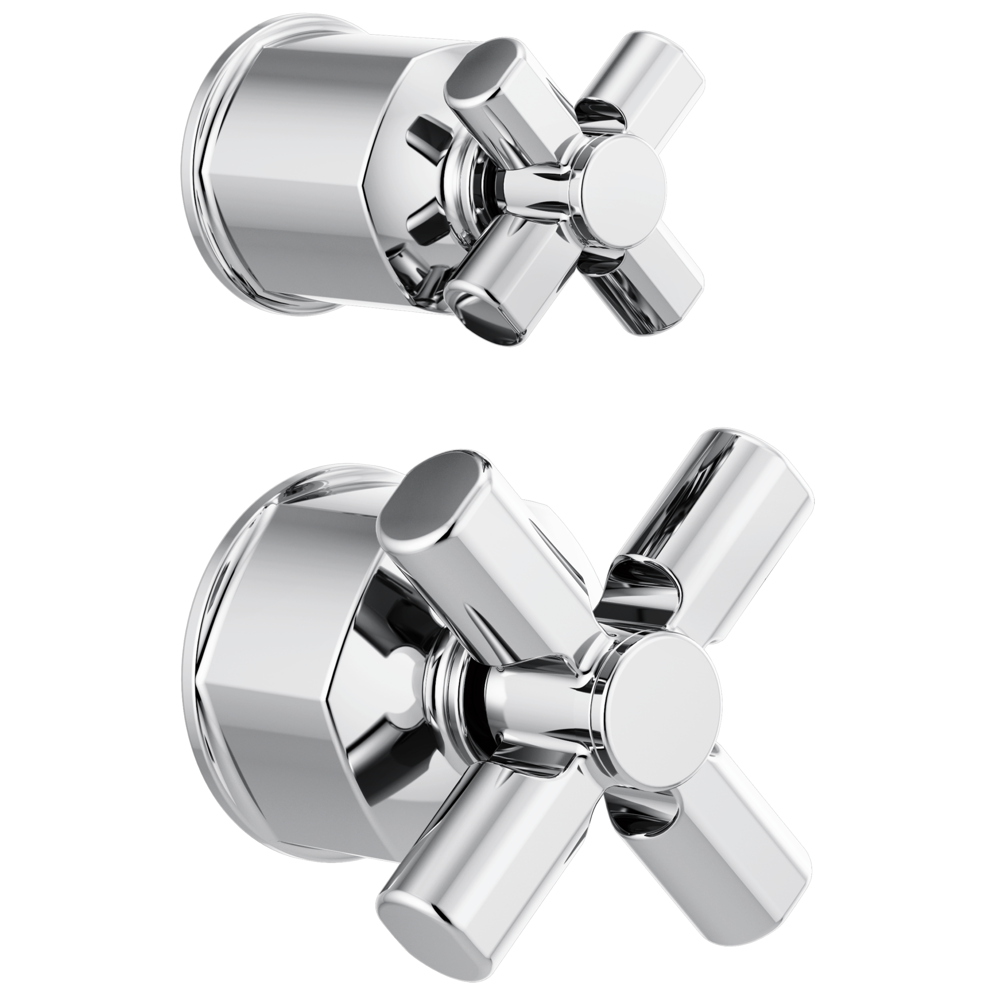 Brizo Invari® Pressure Balance Valve with Integrated Diverter Trim Cross Handle Kit