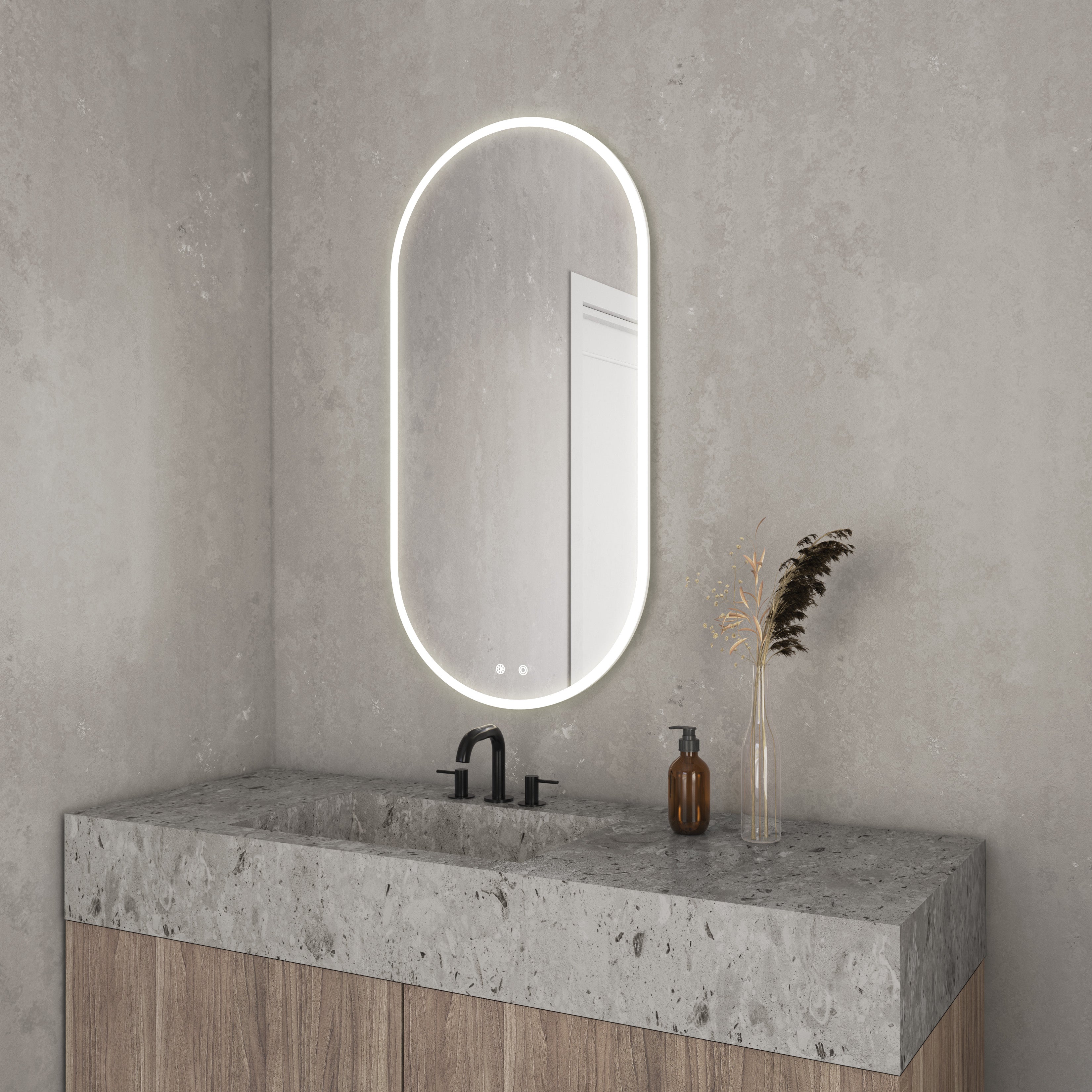 Halo Plus Oblong LED Mirrors