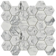 Roca Rockart – Statuary Hexagon (12"x12" Mosaic)