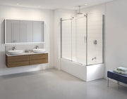 Horizon 2 sided tub enclosure Shower Door