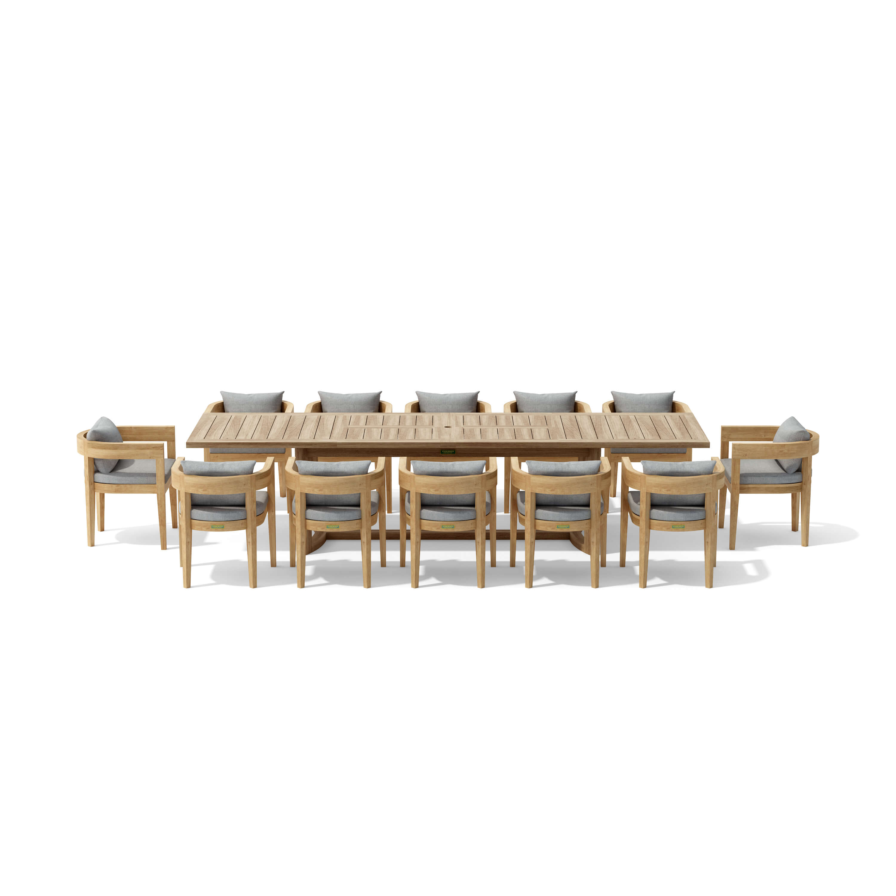 Set-175 13-Pc Coronado Dining Extension Table