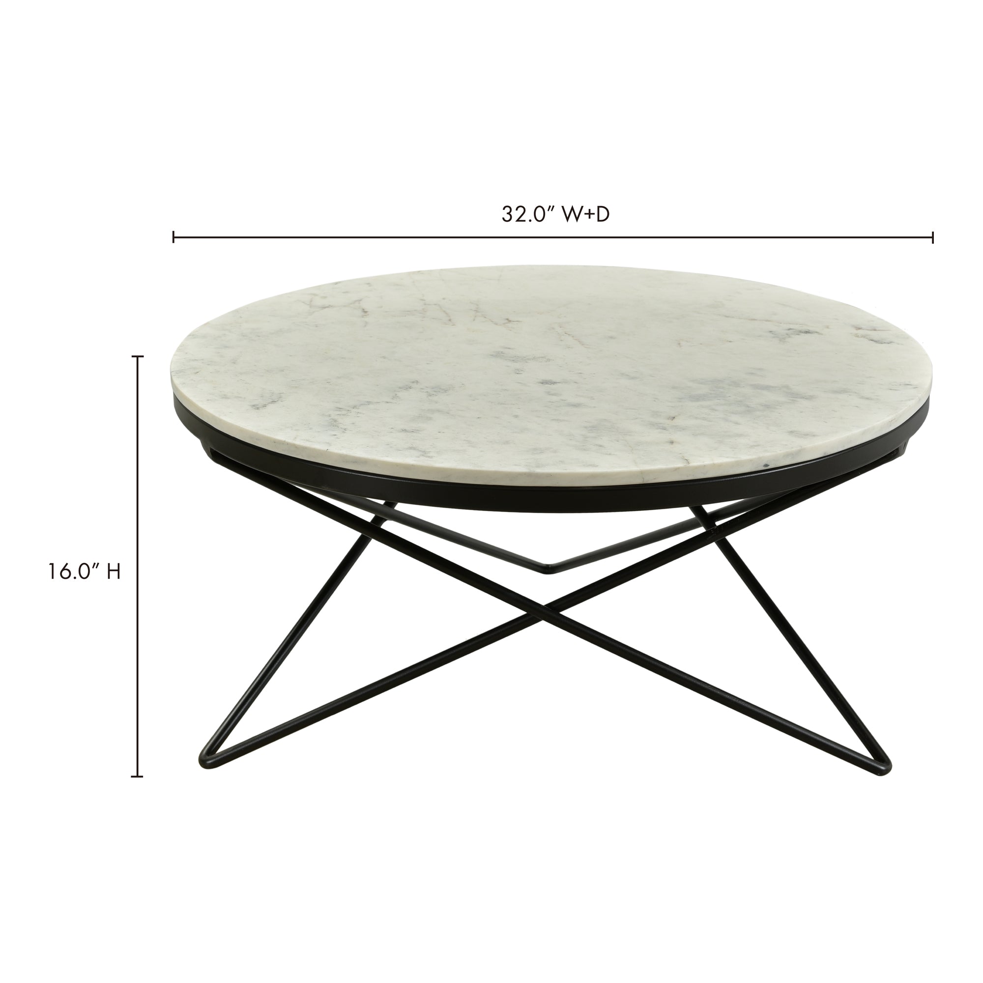Moes Haley Coffee Table Black IK-1002-02