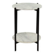 Moes Melanie Accent Table White IK-1018-18