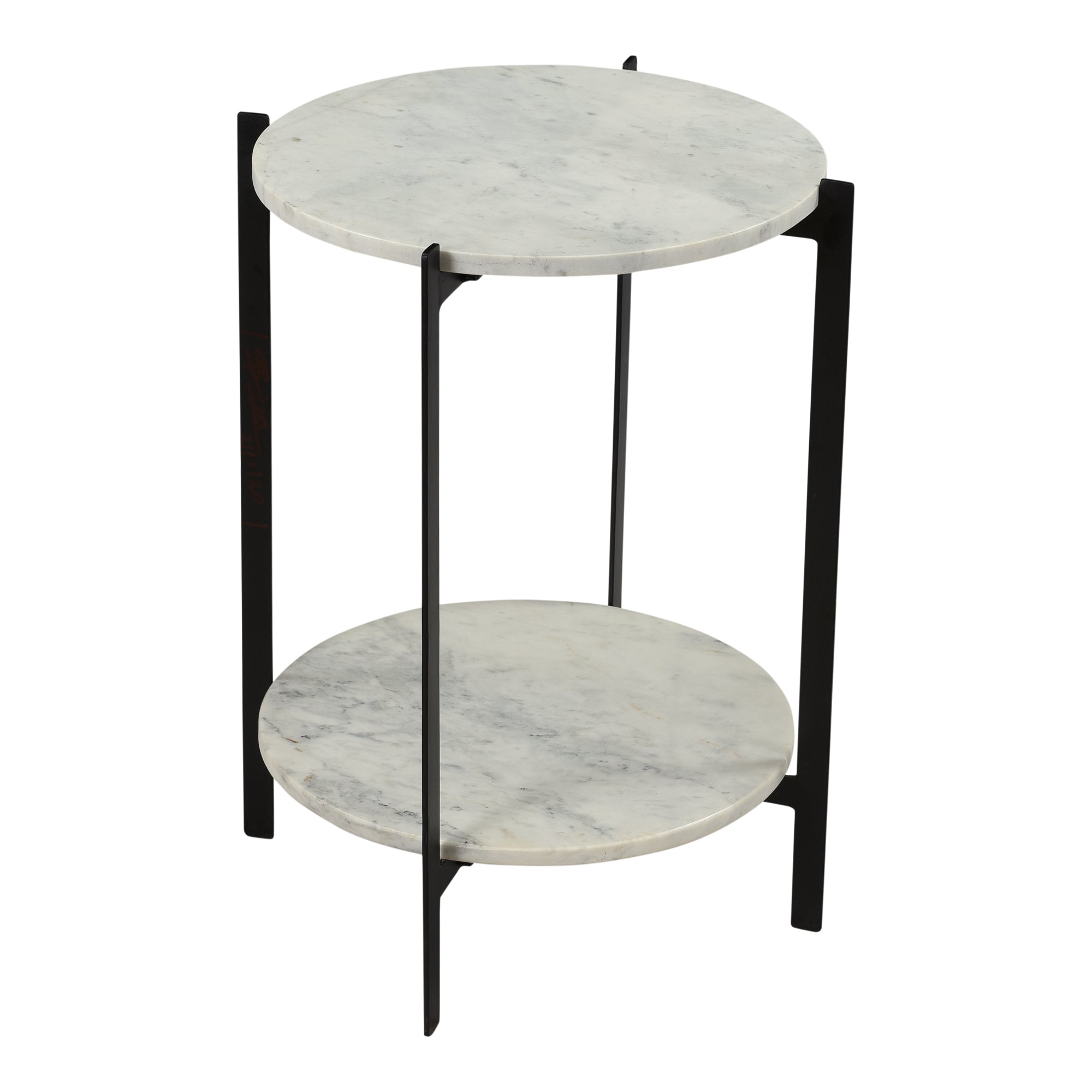 Moes Melanie Accent Table White IK-1018-18