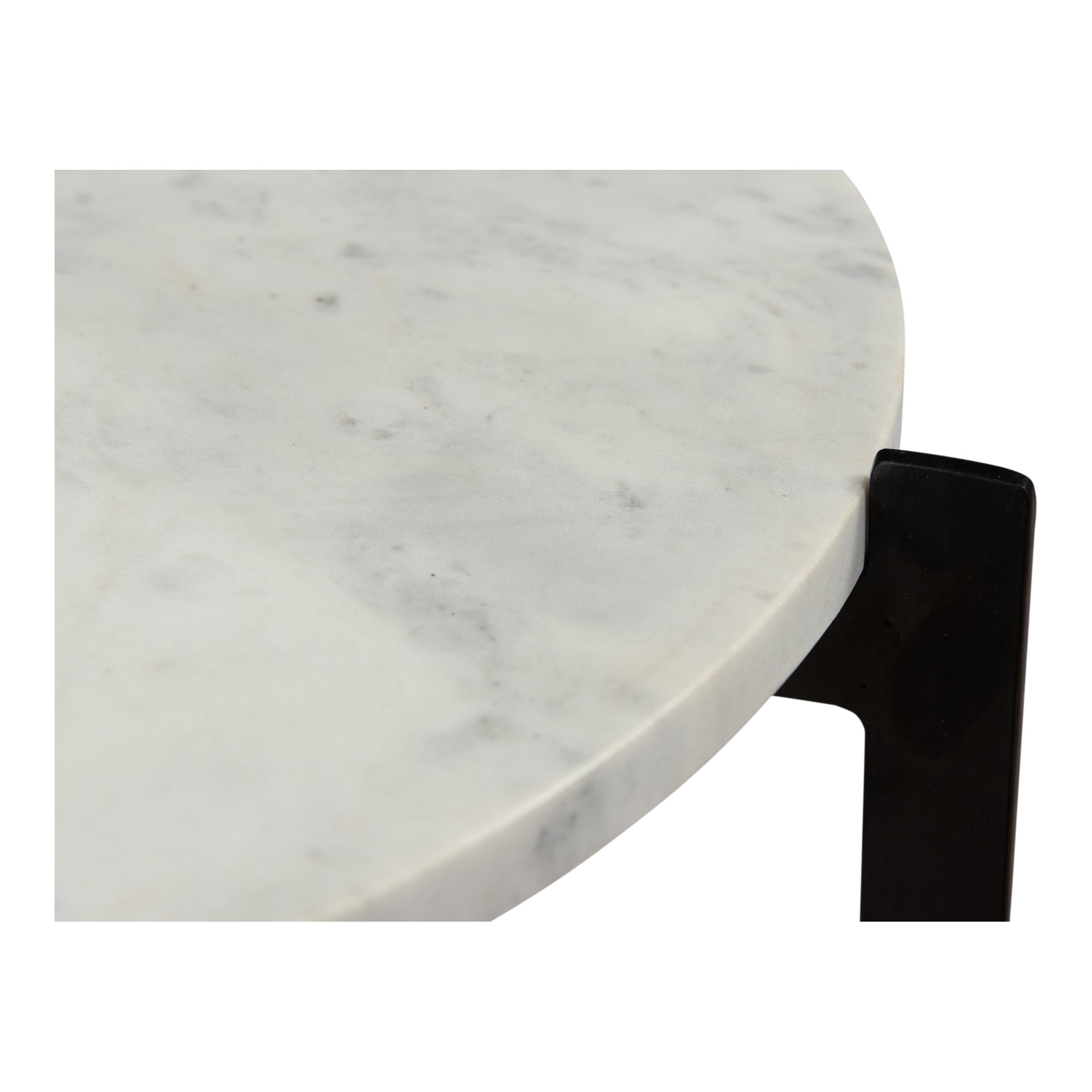 Moes Melanie Accent Table White IK-1018-18
