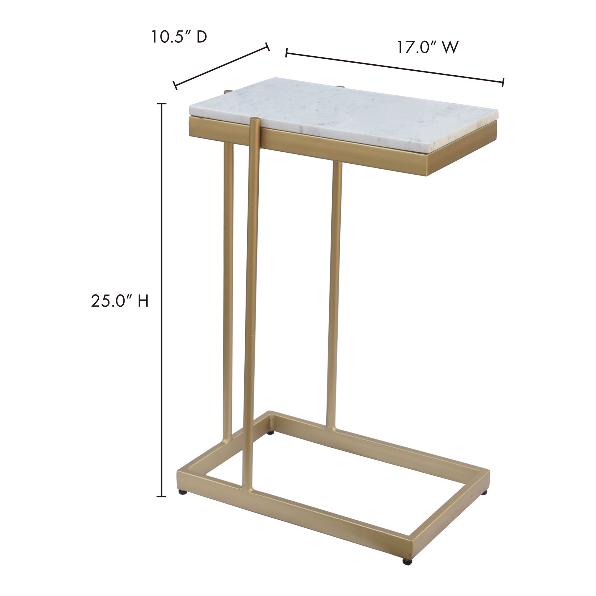 Moes Sulu C Table White IK-1019-18