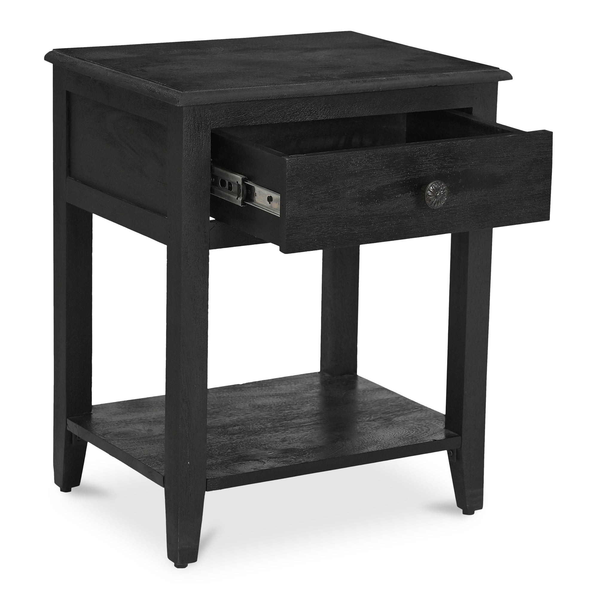 Moes Corrine Nightstand Antique Black IK-1037-02