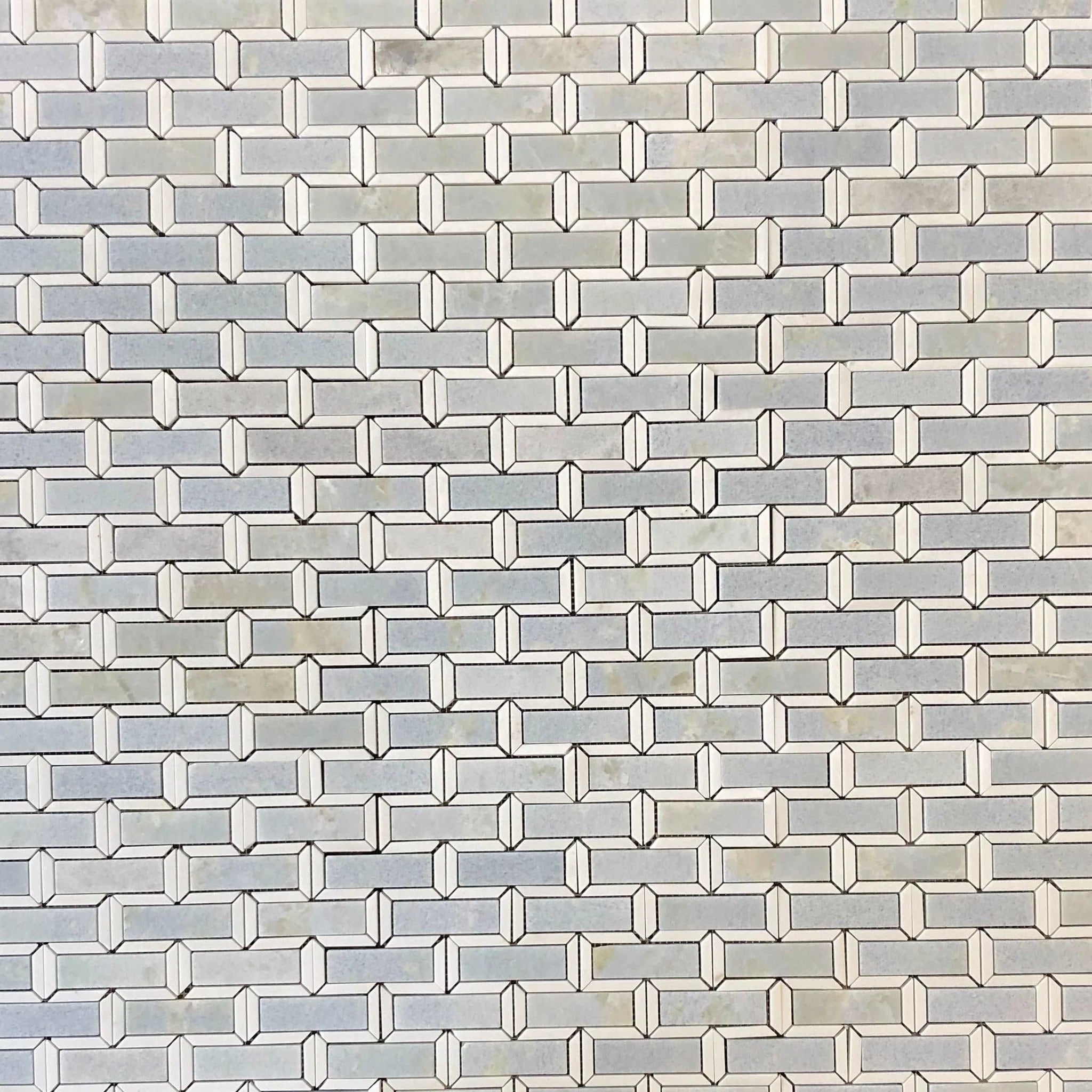 Blue Celeste Polished Marble Mosaic Contempo