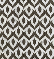 Botanica Waterjet Mosac Arabescato and Gray Glass Clear
