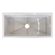 Fine Fixtures Naples Fireclay Sink - Fluted Apron French Farmhouse Reverse