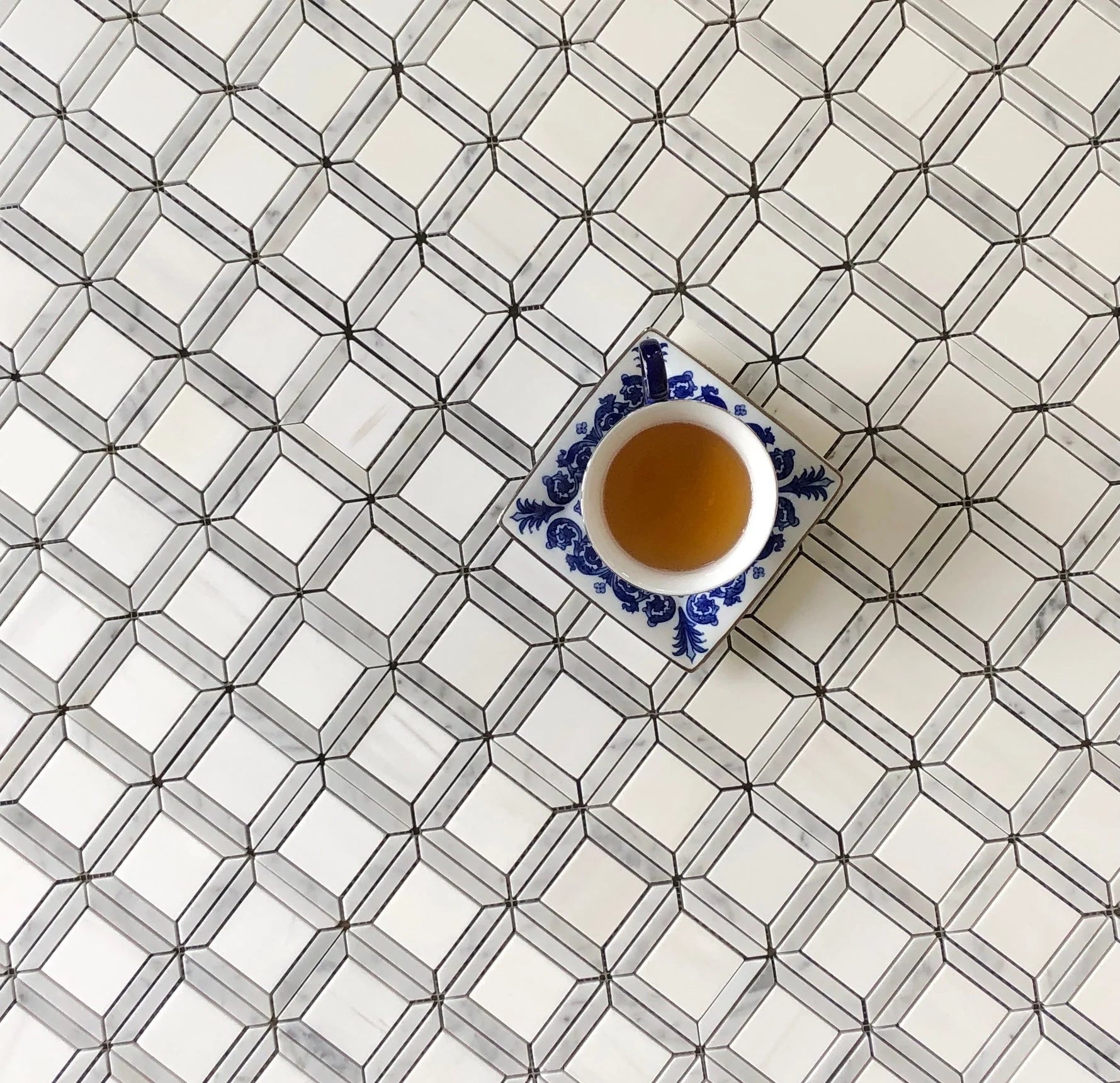 CASELLA MOSAIC POLISHED DOLOMITE/CARRARA