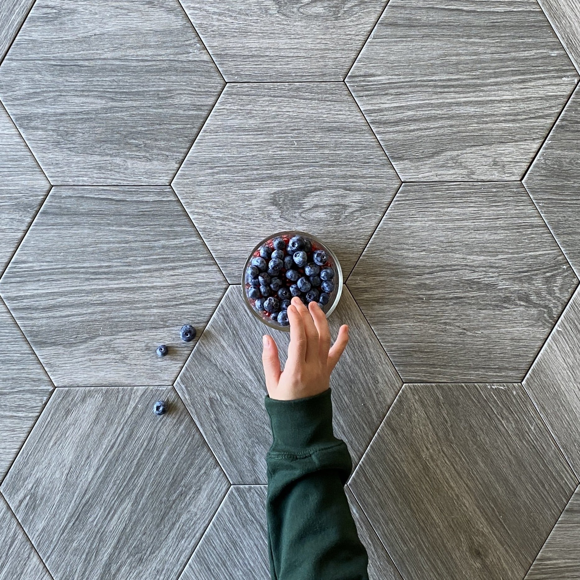 Atlas Gris Porcelain Hexagon tile 10"