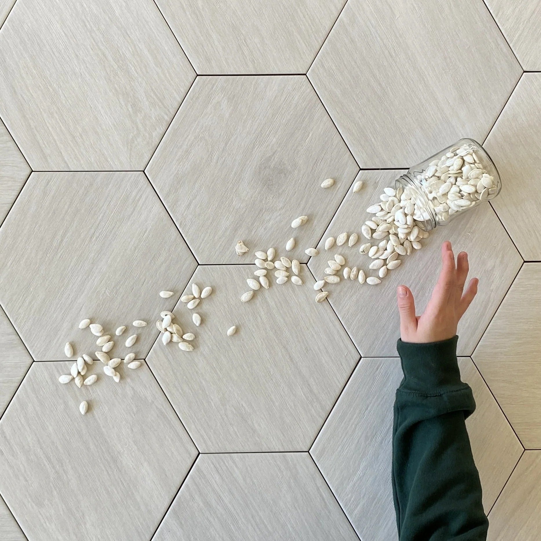 Atlas Blanco Porcelain Hexagon tile 10"