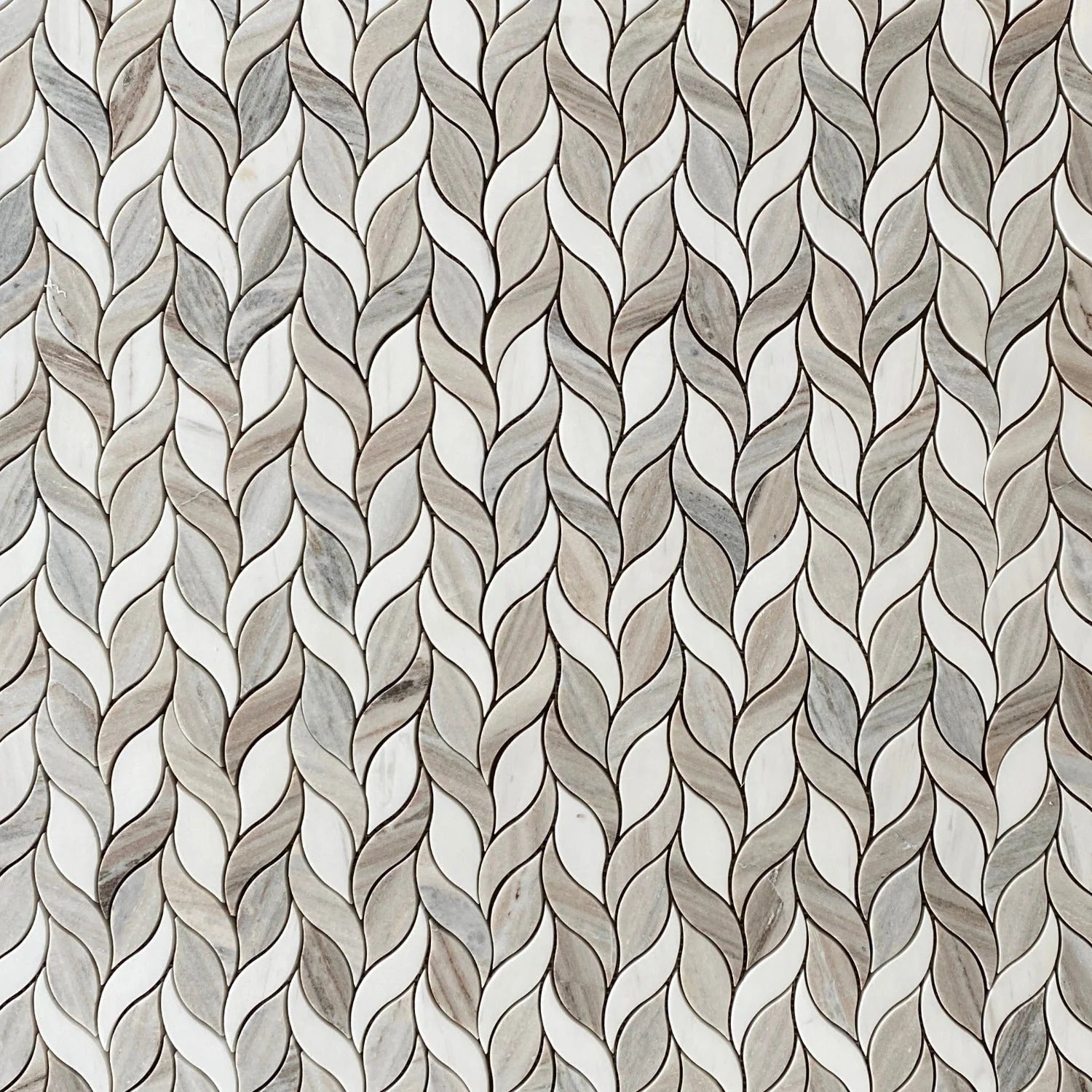SPRING LEAF WATERJET-PALISSANDRO DOLOMITE 10"12.44"