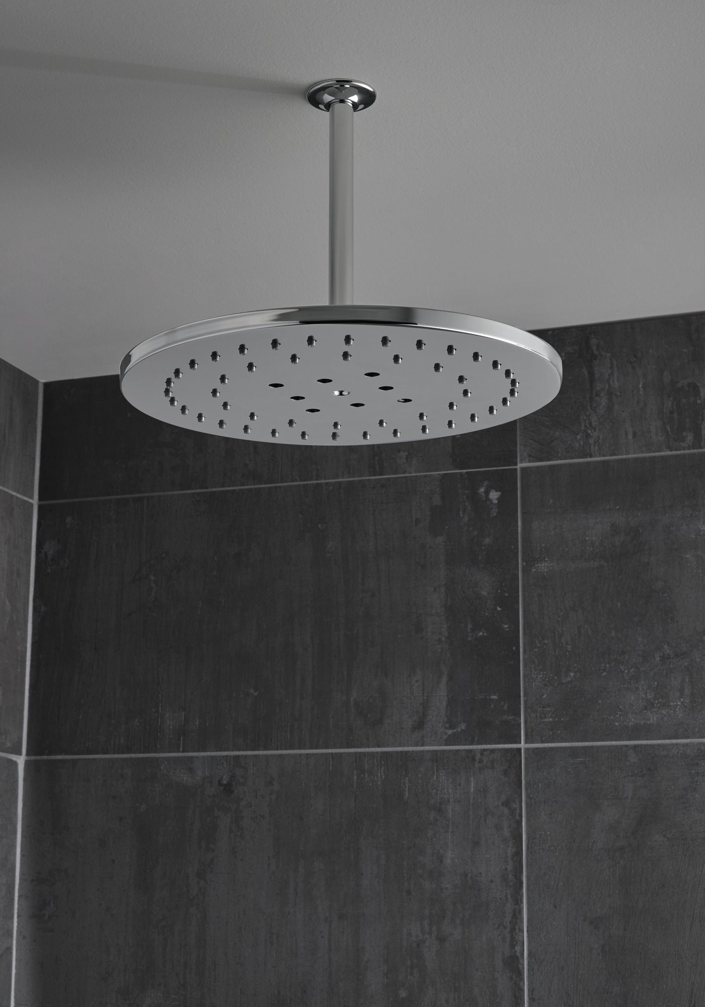 Brizo Essential™ Shower 10" Ceiling Mount Shower Arm And Round Flange