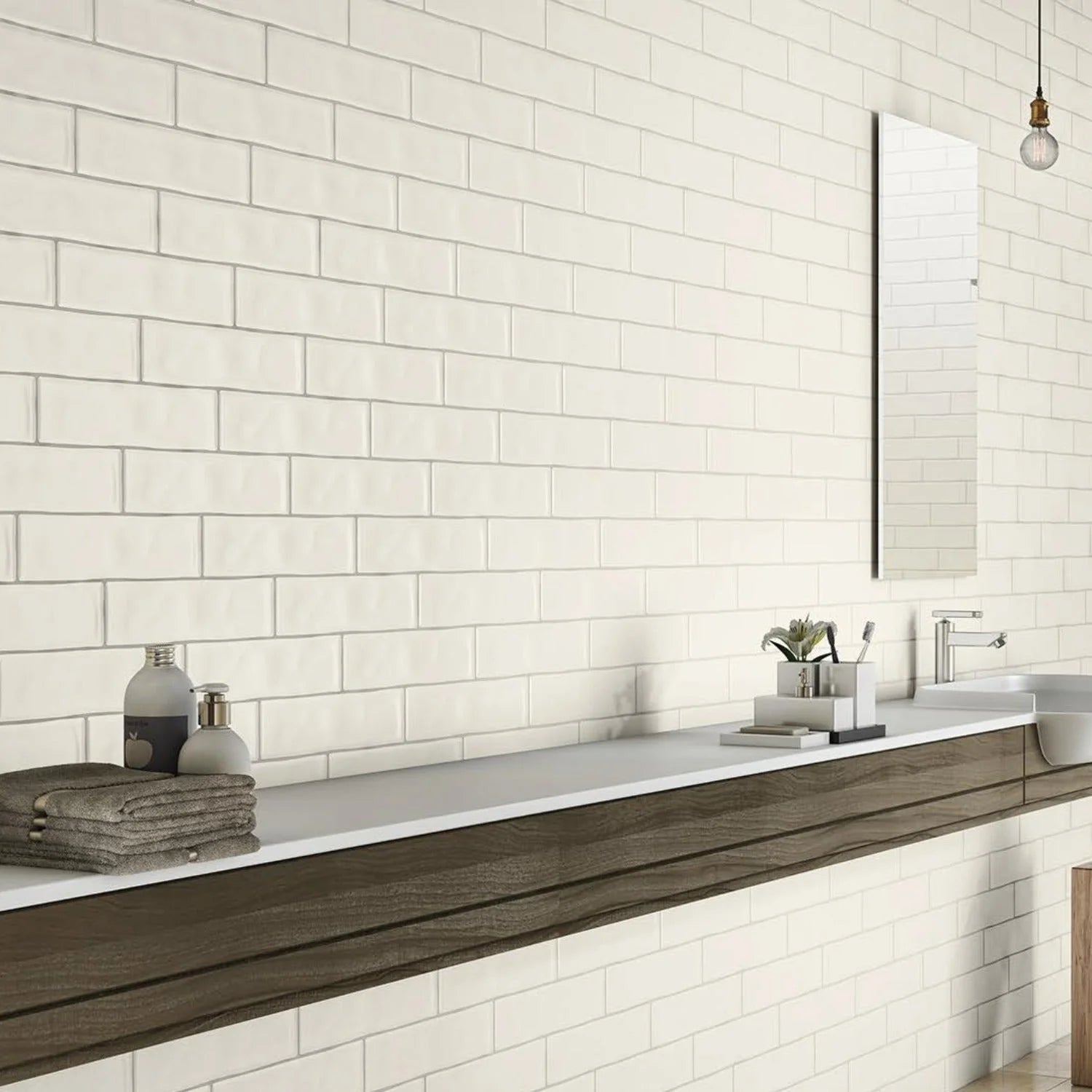 Iris Vanilla Ceramic tile polished 3x12