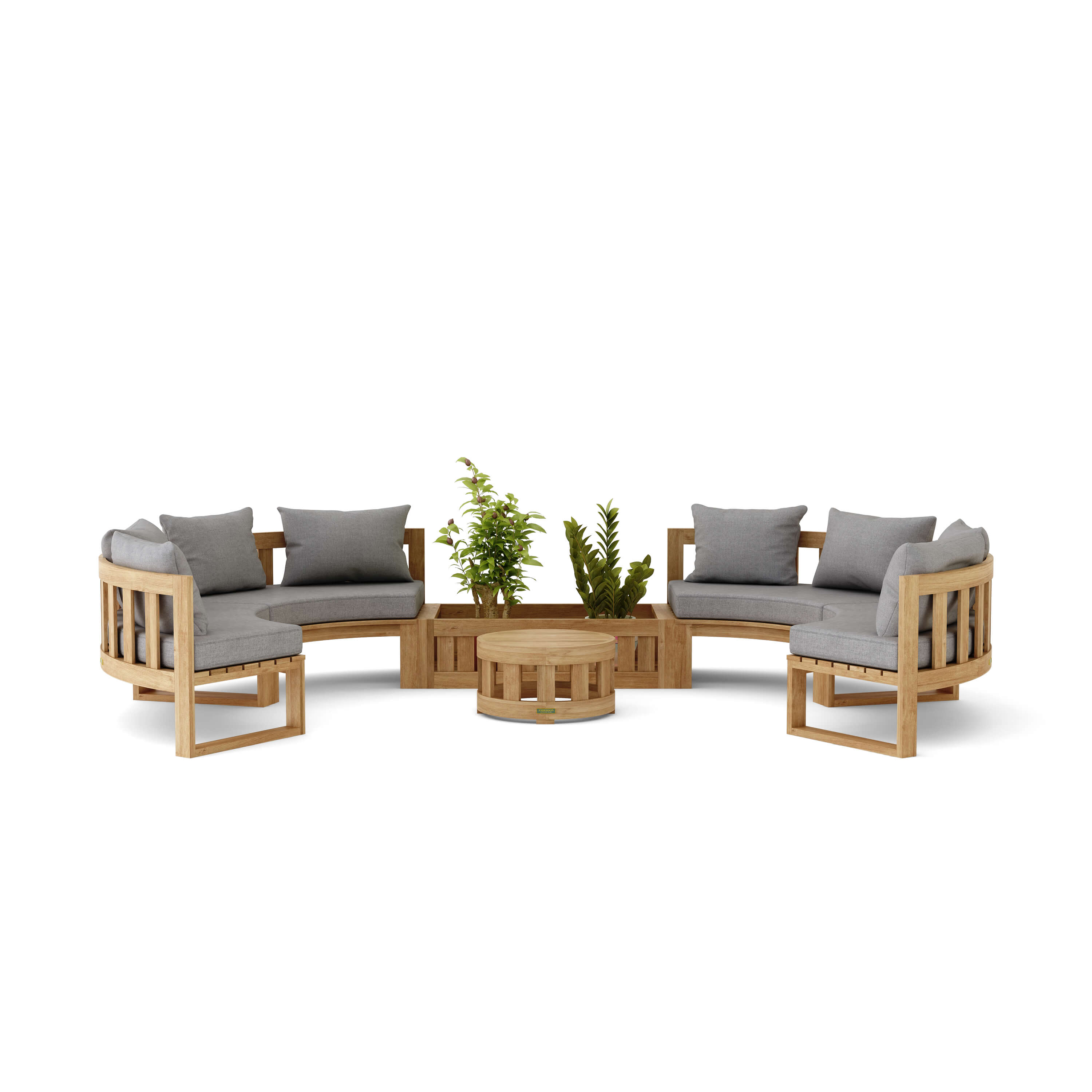 Set-809 Circular Modular Deep Seating