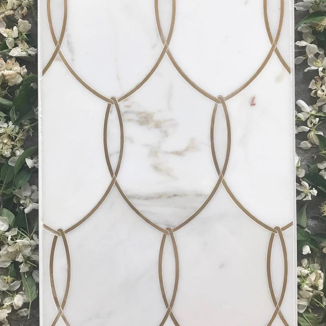 GENTLE NET - CALACUTTA GOLD & BRASS MOSAIC