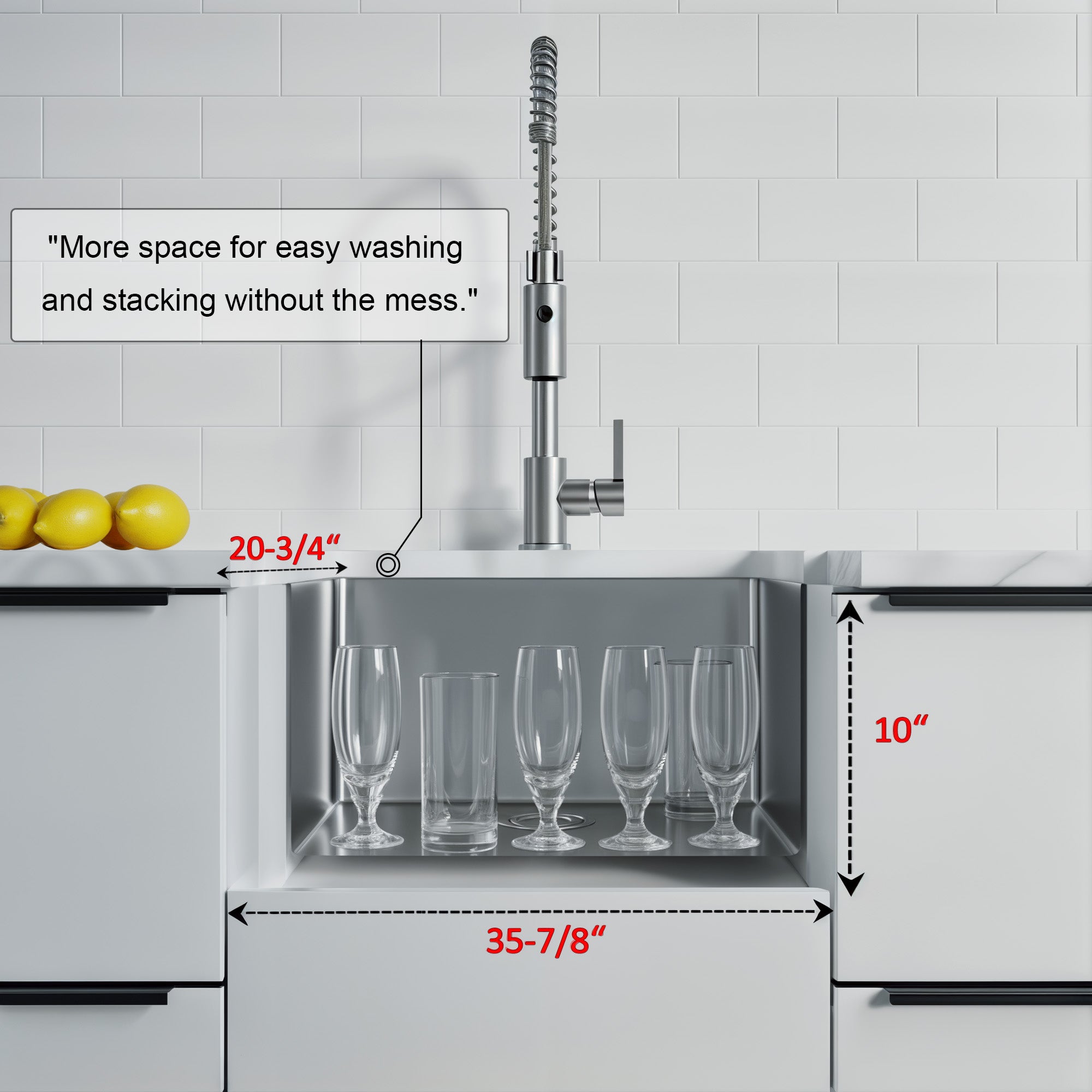 Undermount Kitchen Sinks Handcrafted Small-Radius Corner Series-6008 2015