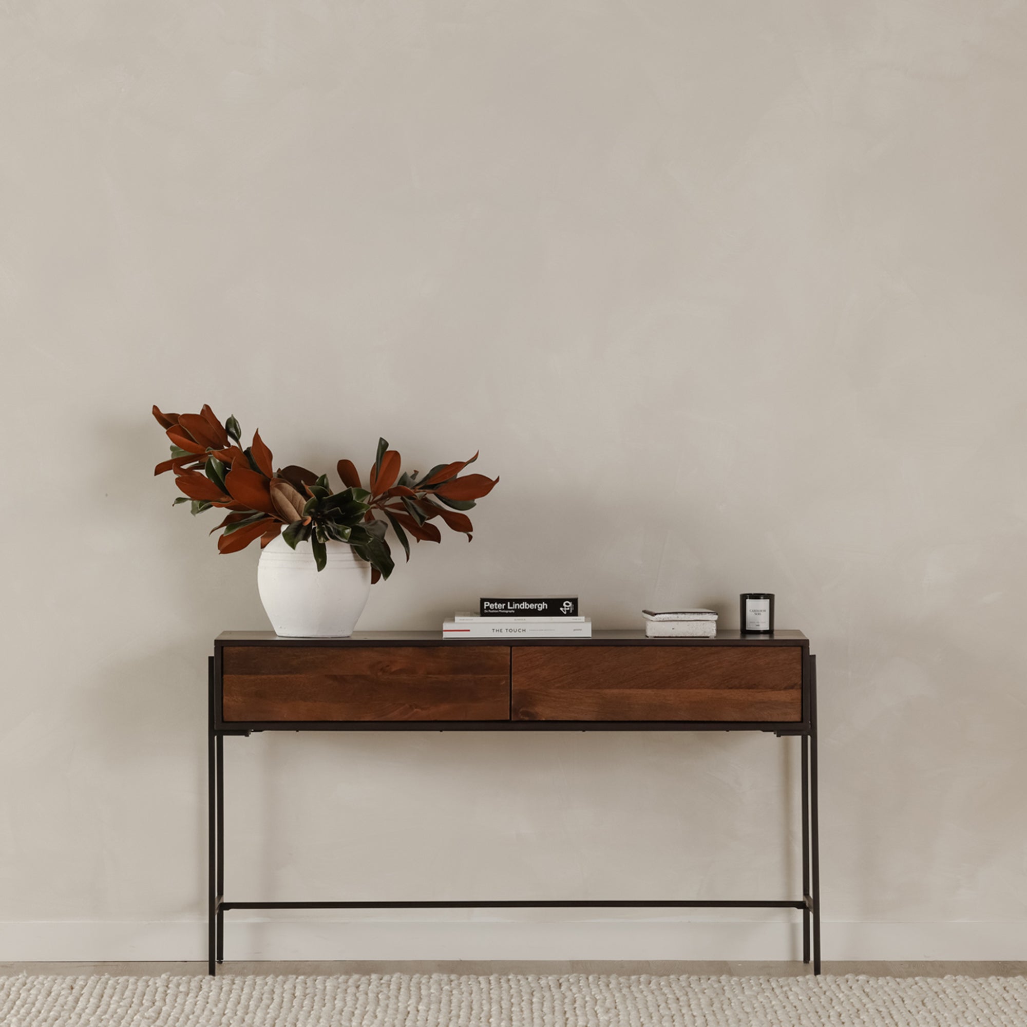 Moes Tobin Console Table Light Brown JD-1003-12
