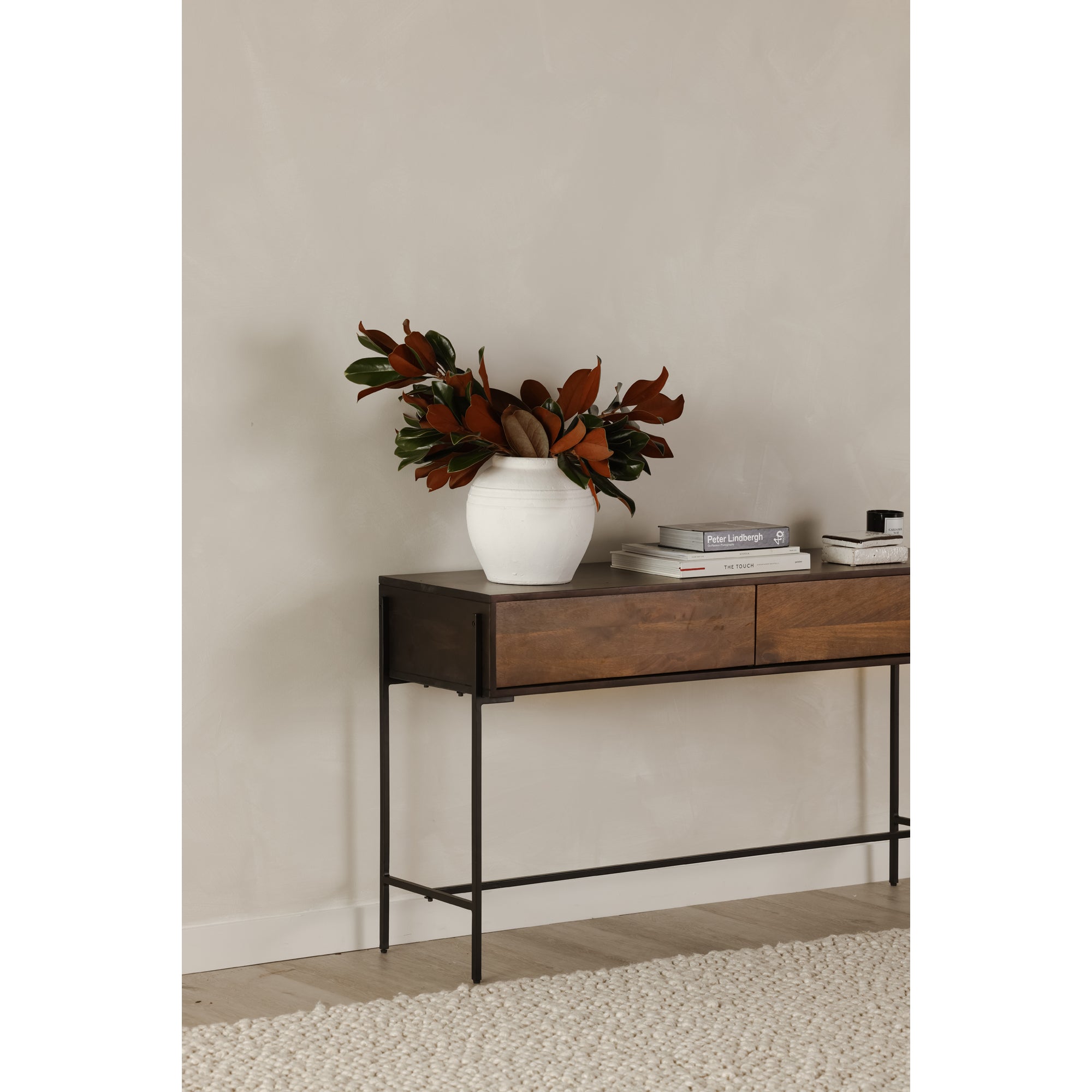 Moes Tobin Console Table Light Brown JD-1003-12