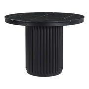 Moes Tower Dining Table Black Marble JD-1034-02-0