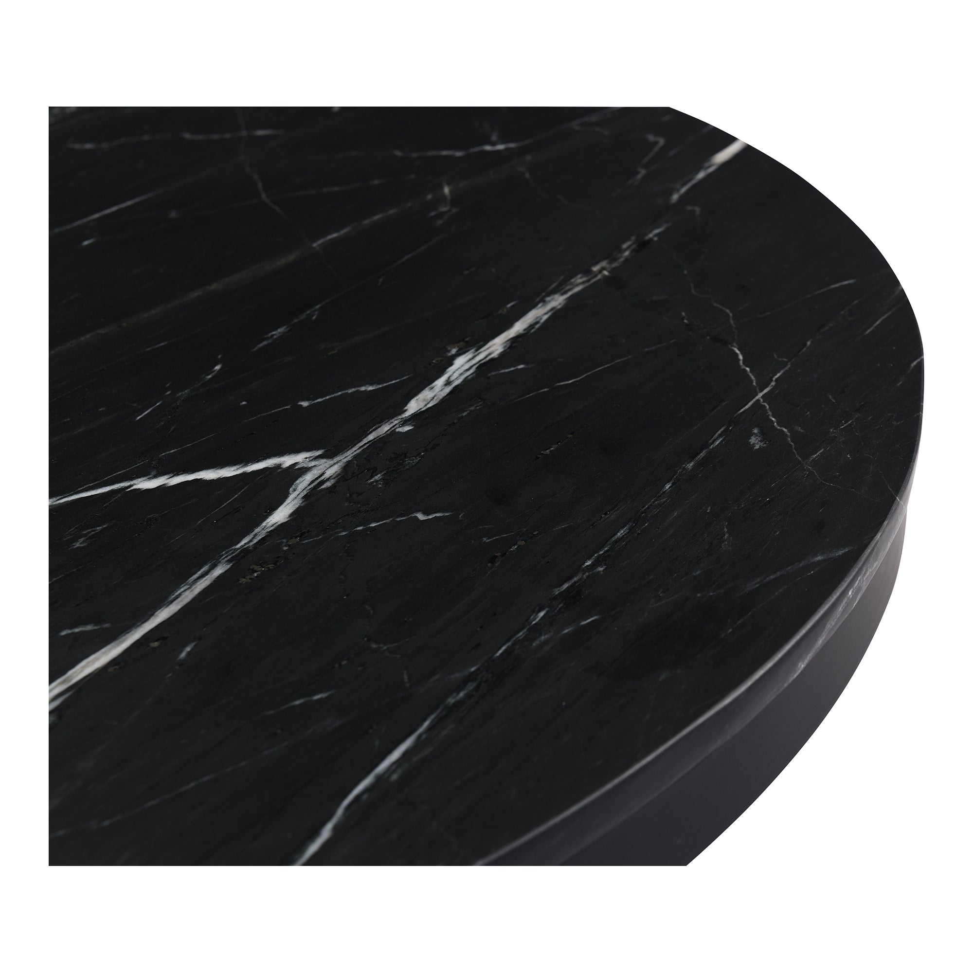 Moes Tower Dining Table Black Marble JD-1034-02-0